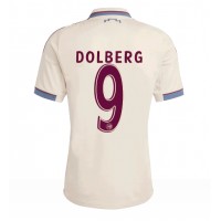 Maglia Calcio Ajax Kasper Dolberg #9 Terza Divisa 2025-26 Manica Corta